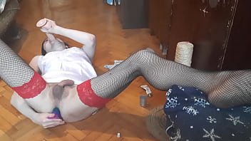 Sasha Earth fucks ass with lgbt toy