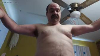 Hairy bear Rusty Piper takes Don K Prick's girthy cock bareback