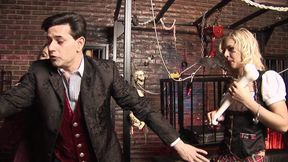 Horror shop threesome is getting wild and crazy