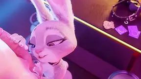 Judy Gets Wild with a Steaming Facial in Sultry Zootopia Encounter