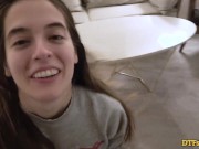 DTFsluts - Fit Slut Abbie Maley Rough Home Sex Tape with James Deen