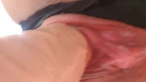 minha esposa gozando no consolo