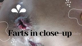 farts in close-up