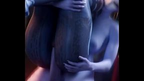 Cortana Getting Pussy Fucked By Hard Cock Futa Widowmaker