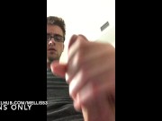 NERDY GLASSES, BIG COCK