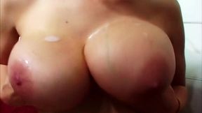gianna michaels tit fucks talon before facial cumshot