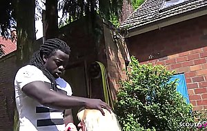 German milf cougar tina seduce huge black boy fuck in garden