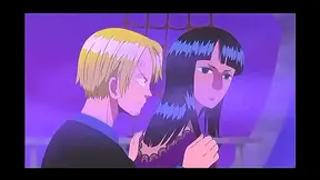 Robin Tempts the Lion Man in Steamy One Piece Hentai Encounter