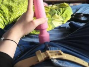My first time being filmed! Solo playtime tease