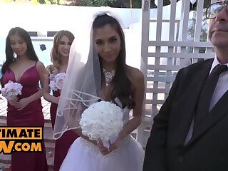 Unforgettable Wedding Fuck Session with Three Babes Gianna Dior, Kristen Scott and Jade Kush - Its P