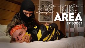 Restrict Area - Episode 1 (1080p) Gay Bondage - Gay Domination - Tape Bondage - Gagged - Roleplay - BDSM
