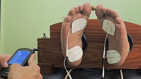 Electro tickling bell game with Miss Moon (feet camera - 1080p)