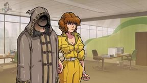 April O'Neil Trains with Akabur's Genie for Hentai Slutty Adventures