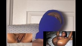 Reaction squirt ebony wet eye rolling orgasm