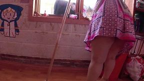 Hot as fuck step-sis in a tight dress teasing me, legs spread wide—she knows I’m gonna finger that wet pussy tonight homemade HD