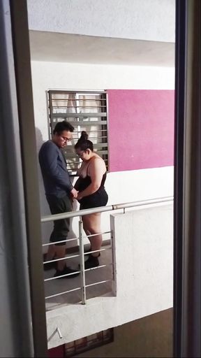 Exhibitionist Neighbors!   Clip 1