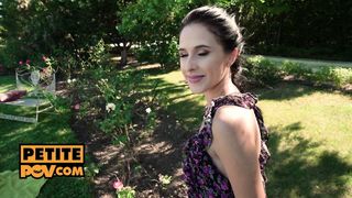 itsPOV - Anal fucking in the park with sexy stranger Alyssa Bounty