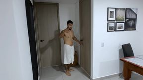 POV Amateur Threesome with Two Latin Cocks Loaded with a Lot of Milk