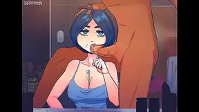 Delicious Hentai Babe Deepthroats & Sucks Dick Till The Last Drop