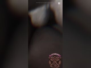 Big Booty 20yr African Hotty Fucks Hard Like a Whore