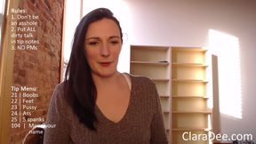 Clara Dee And Cam Model - Livestream Joi March 19 2021 - Full Unedited Cam Show