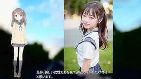 Beautiful girl in a sailor suit wants sex AI porn