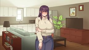 Futanari Chloe gets stuffed by a huge cock until she gushes cum everywhere