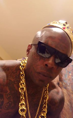 Big Black Hairy Cock Worship Hallelujah Johnson (King of Sorrow) Tall Dark Chocolate Muscles Tattoos Hairy BBC Hallelujah Johnso