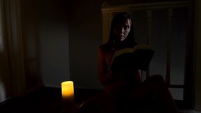 reading  the year of fucking badly  in candlelight in the nude