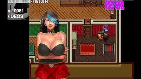 Scarlet Black Widow Treats Gamer Dude to Steamy Blowjob Fun on the Couch