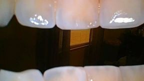 Borescope inside mouth exploring