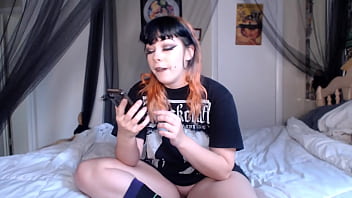 Big Tiddy Goth GF rates my cock