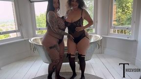 dunken hina and maddison black pawg love