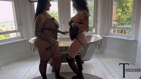 dunken hina and maddison black pawg love