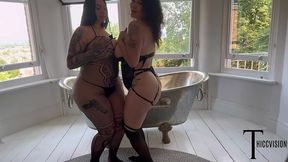 dunken hina and maddison black pawg love