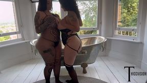 dunken hina and maddison black pawg love