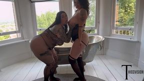 dunken hina and maddison black pawg love