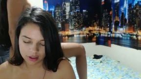 Two Latinas Sexy Slow Strip