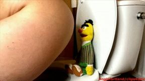 Together with Angie in the loo