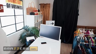 BRAZZERS - Naughty Melissa Stratton Gets Caught Masturbating And Fucked All Over The Boutique By Van