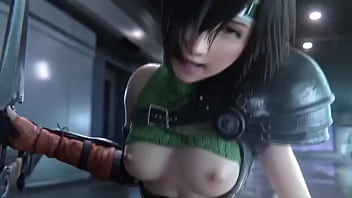 Yuffie Kisaragi rides cock hard. Final Fantasy