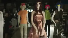 Amateur Barbie and Ken turn up the heat in a wild shop-based orgy! Watch