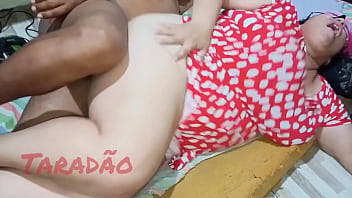 Latina BBBW with sagging natural tits gets ass licked and fucked sideways