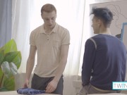 Hot Pretty Boy Michael Bangs Logan's Tiny Twink Butthole!