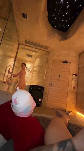 We Rented This Cute Japan Sauna and I Made Titus Low Fuck Me