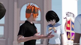 Outdoor Sex Hour - 3D Hentai School Porn