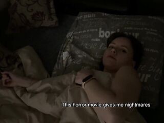 Stepmom and stepson share daybed, real stepmom screws Russian with conversations