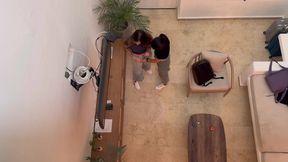 Two Hot Lesbians Caught On Camera