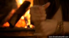 Brunette video with energetic chick from Eros Exotica HD