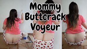 Mommy Buttcrack Voyeur